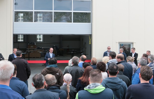 Masa Managing Director Udo Klaußner during his solemn speech before the Masa staff.