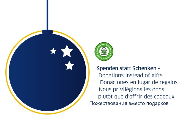 Spenden statt Schenken