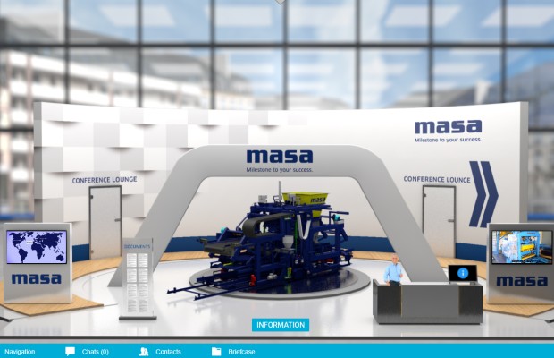 ICCX digital 365: Virtueller Messestand Masa GmbH
