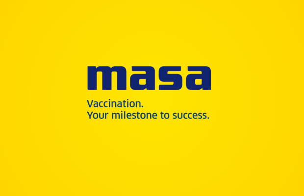 Masa - modified Logo according German Covid Vaccination Campaign