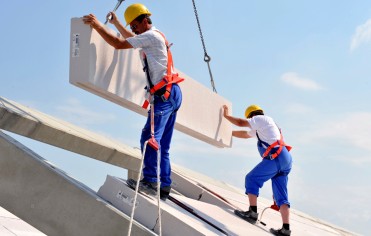 Bewehrte Porenbetonprodukte im Einsatz